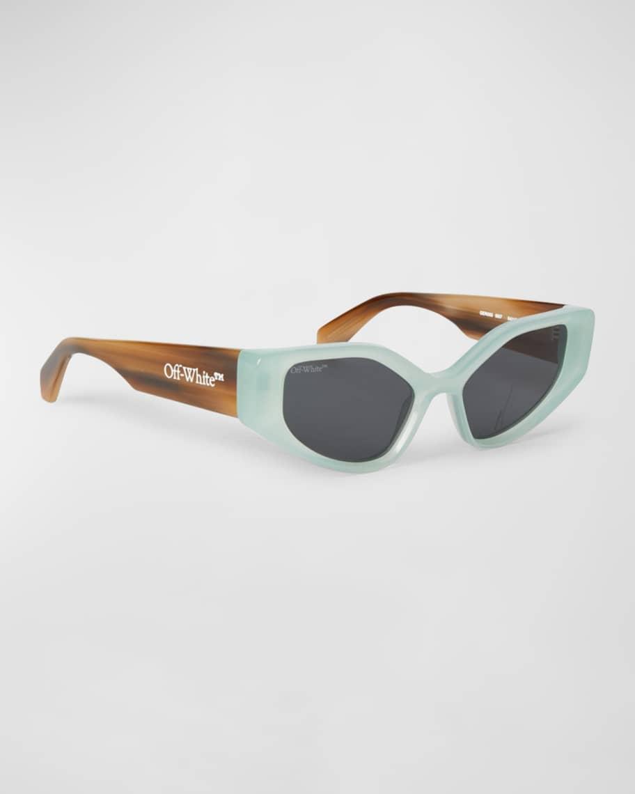Memphis Beveled Acetate Cat-Eye Sunglasses  Product Image