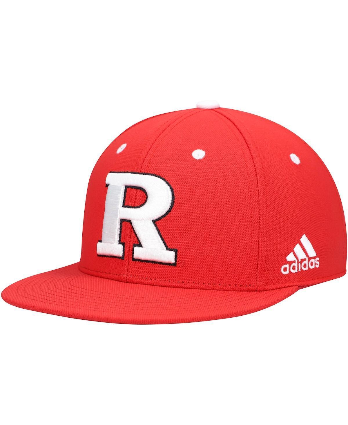 Men's adidas Scarlet Rutgers Scarlet Knights On-Field Baseball Fitted Hat, Size: 7 5/8, Red Product Image