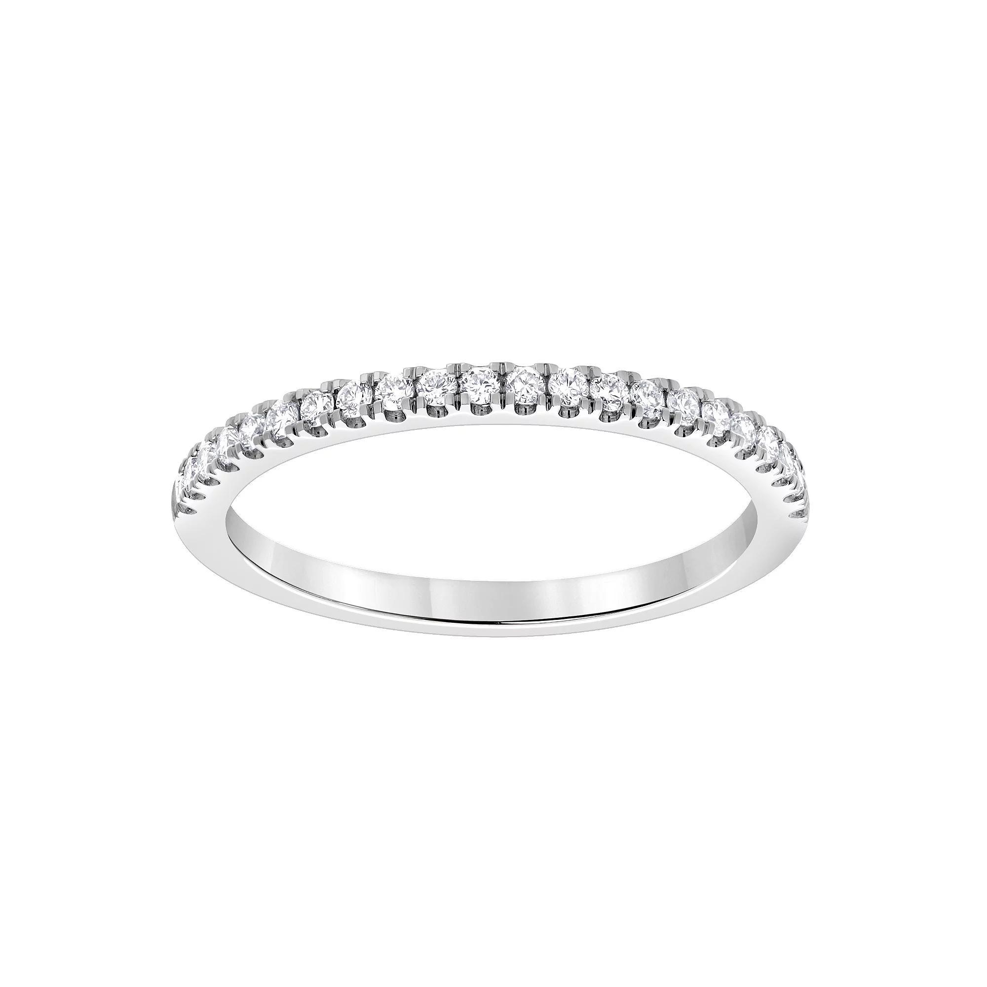 Diamond Brilliance 14k White Gold 1/5 Carat T.W. Lab-Grown Diamond Band, Women's, Size: 9, 14k Gold Product Image