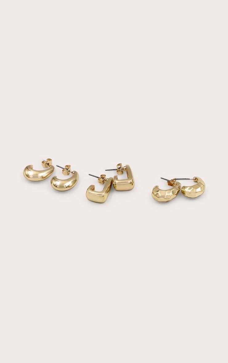  Gold Tear Drop Multi-pack Earring Product Image