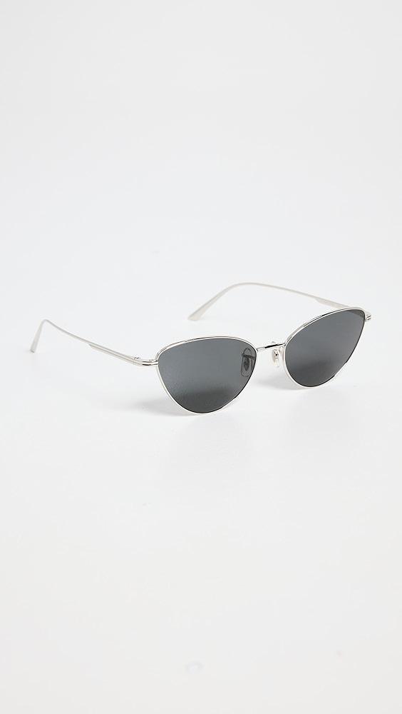 Oliver Peoples Eyewear x Khaite Metal Cat Eye Sunglasses | Shopbop Product Image