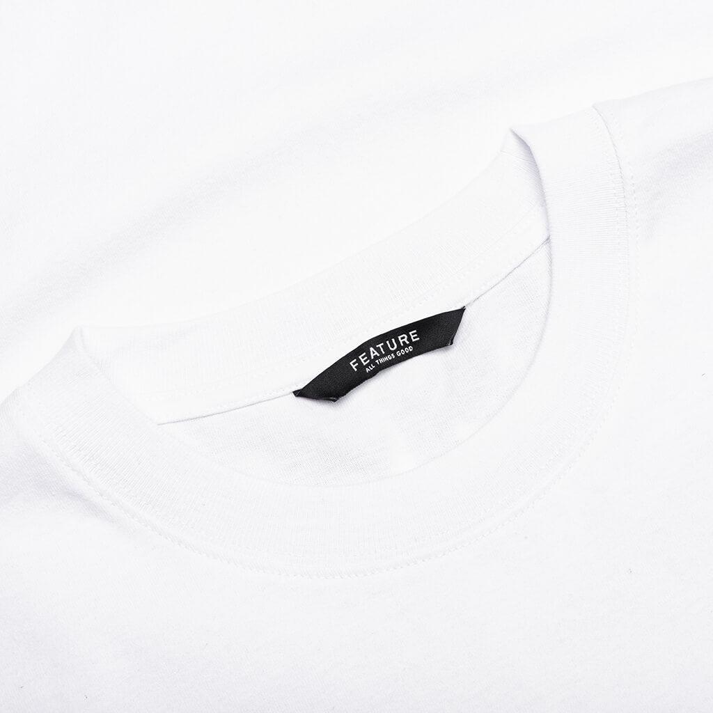 FEATURE x Los Angeles Clippers Airbrush Tee - White Male Product Image