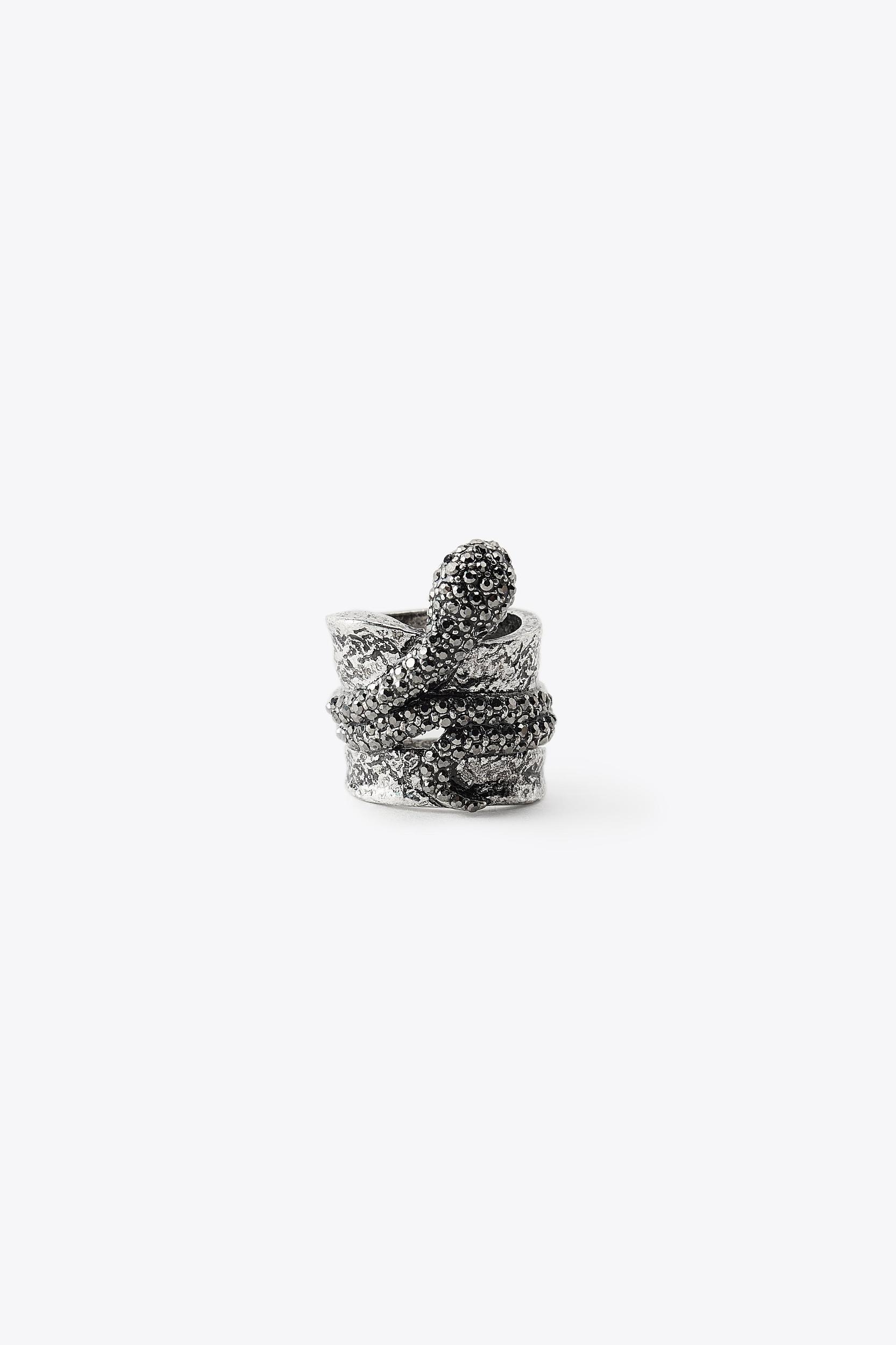 SPARKLING SNAKE RING Product Image