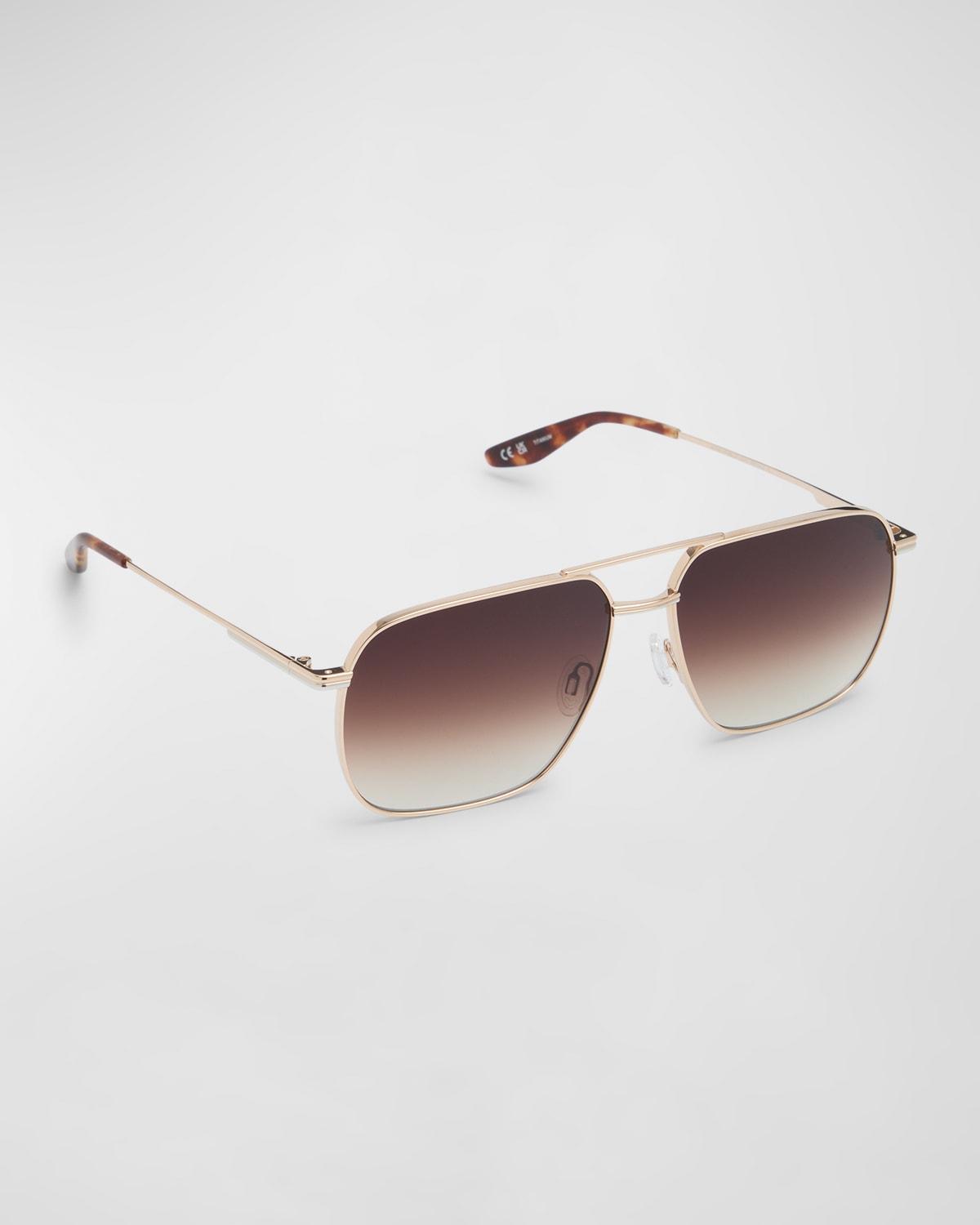 Mens Royale Titanium Aviator Sunglasses Product Image