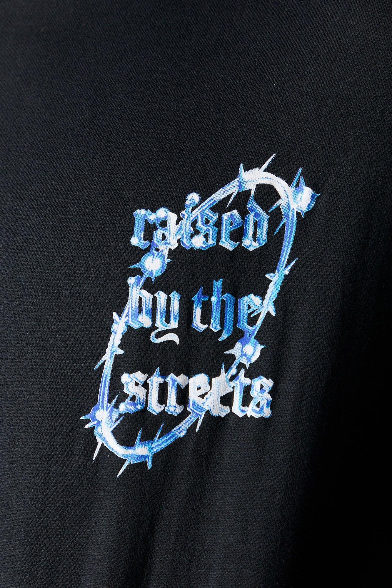 Raised by the Streets Graphic Long Sleeve Top Male Product Image