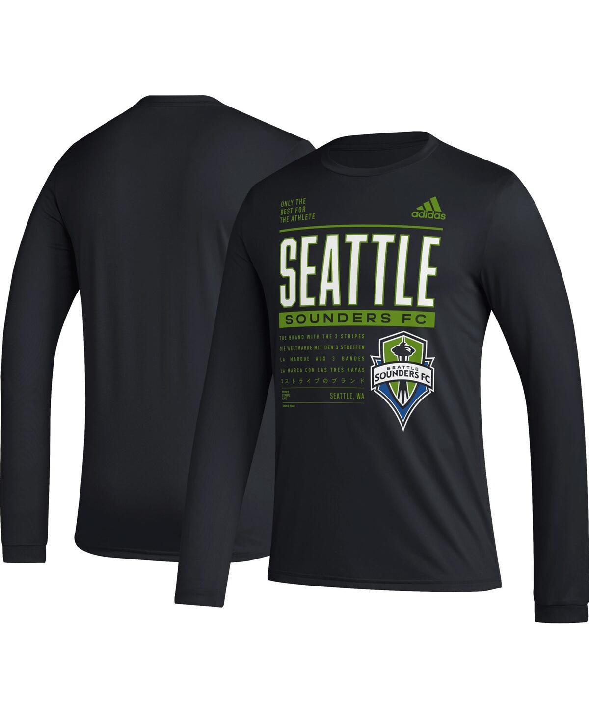 Mens adidas Red Real Salt Lake Club DNA Long Sleeve T-Shirt Product Image