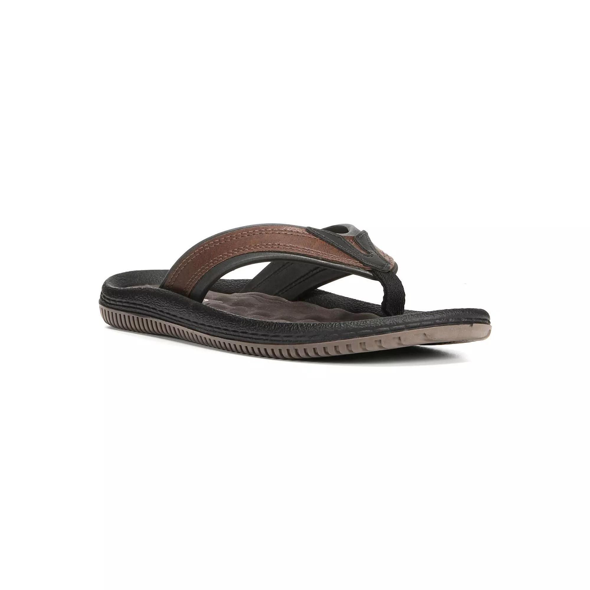 Dr. Scholl's Donnar Men's Flip Flop Sandals, Size: 11, Black Brown Product Image