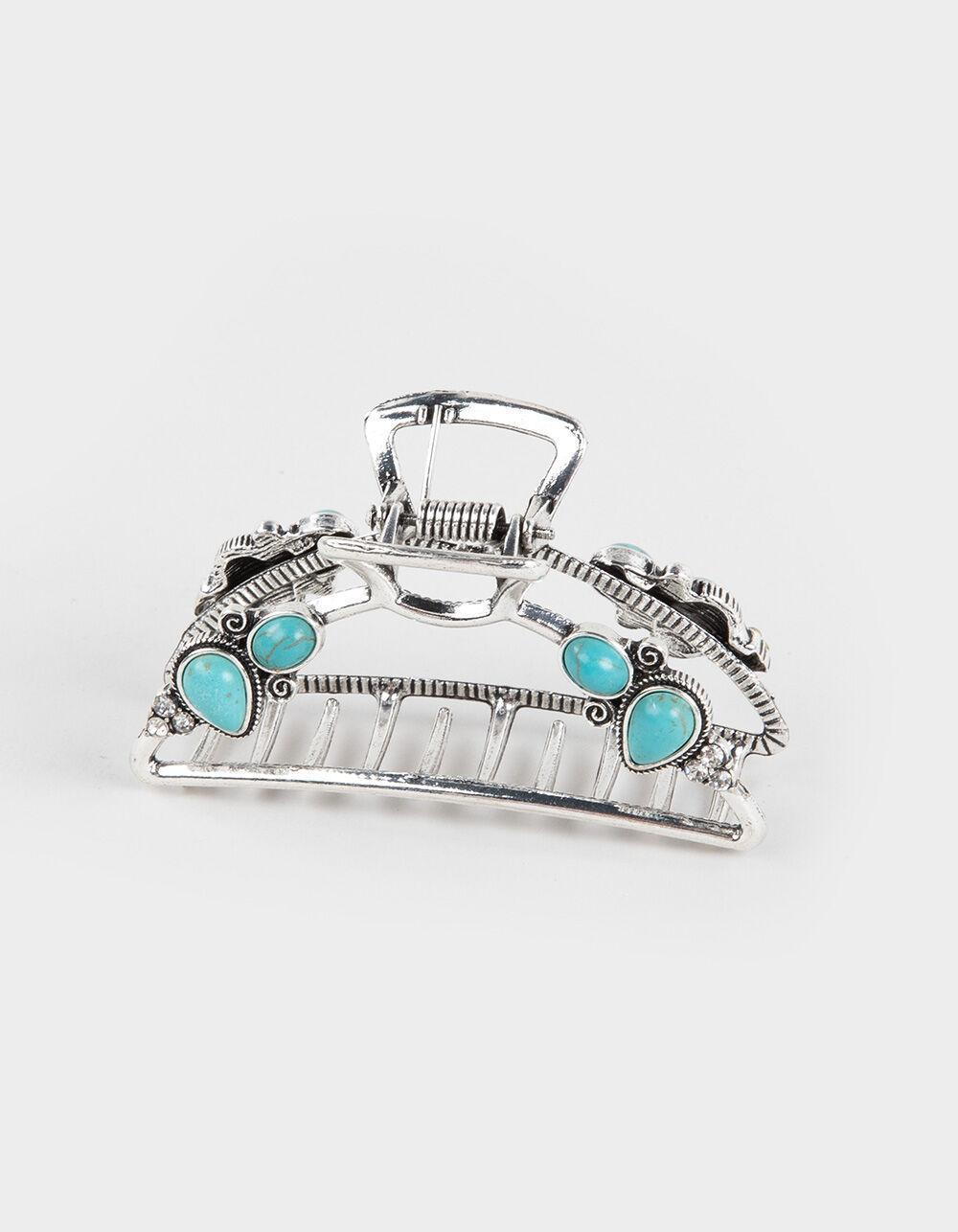 FULL TILT Western Claw Clip - SILVER Product Image