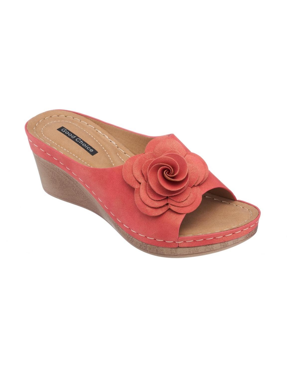 Gc Shoes Womens Tokyo Floral Wedge Sandals Product Image
