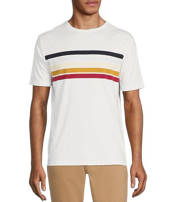 Murano Liquid Luxury Classic Fit Striped Short Sleeve T-Shirt Product Image