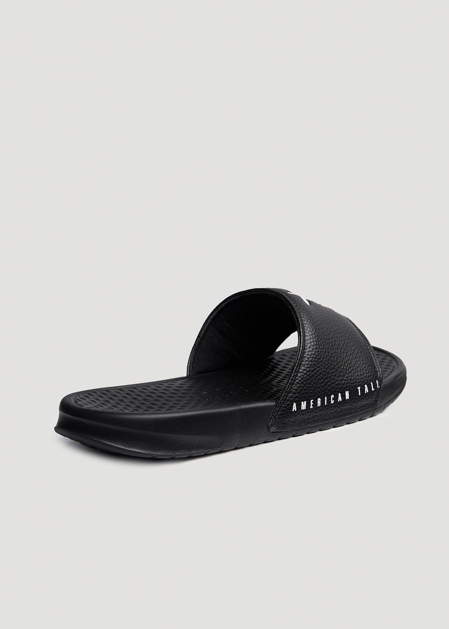 American Tall Men's Slides in Black Male Product Image