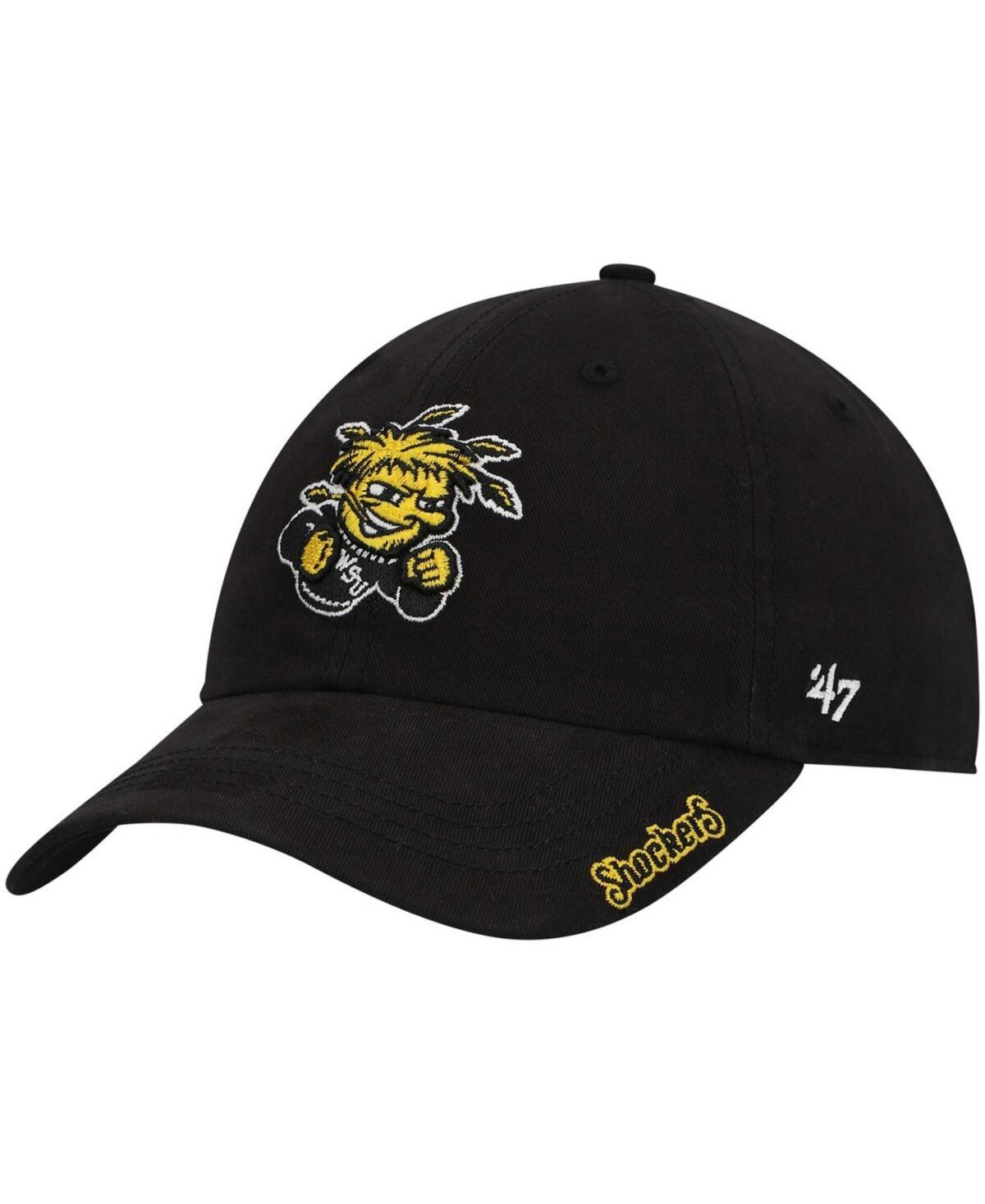 Women's '47 Black Wichita State Shockers Miata Clean Up Adjustable Hat, Wst Black Product Image