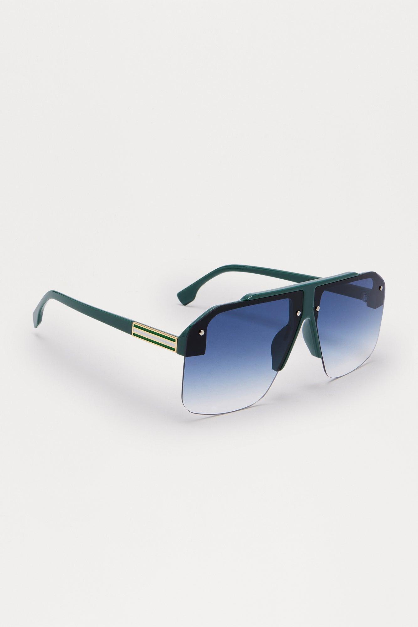 Cairns Shield Glasses - Black/Blue Male Product Image