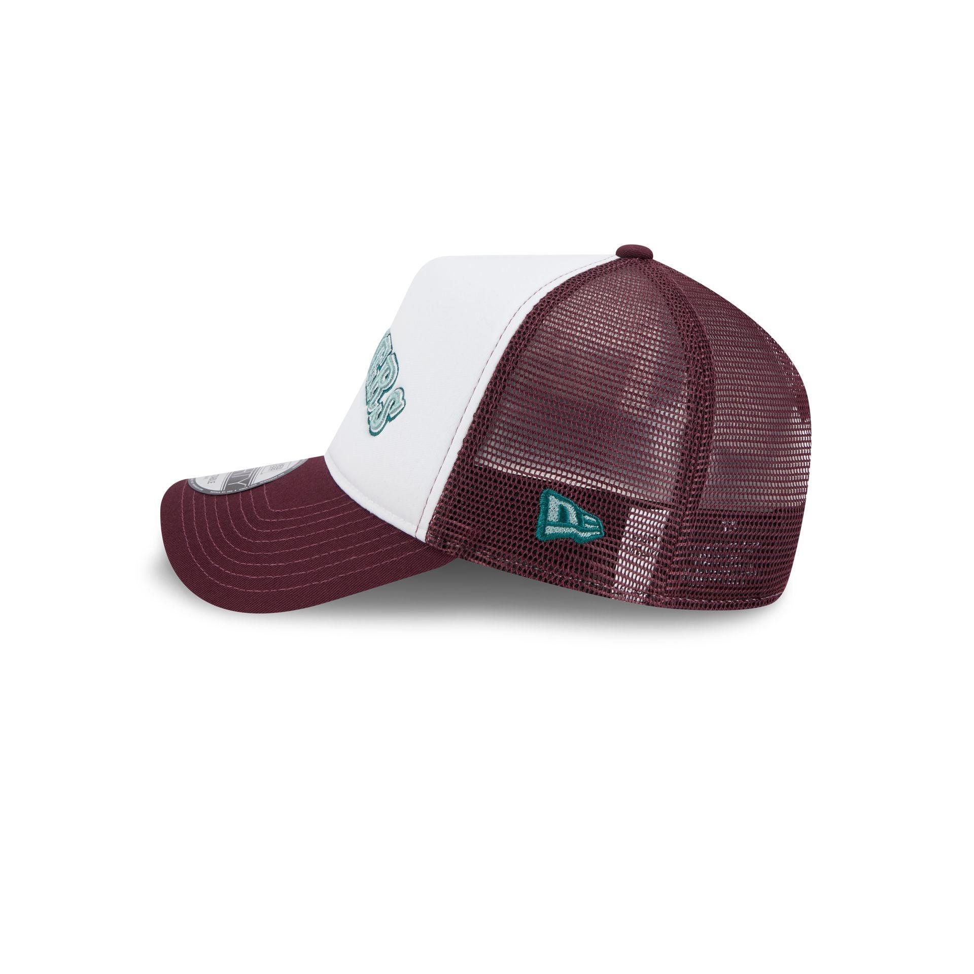 Seattle Mariners Optic White 9FORTY A-Frame Snapback Hat Male Product Image