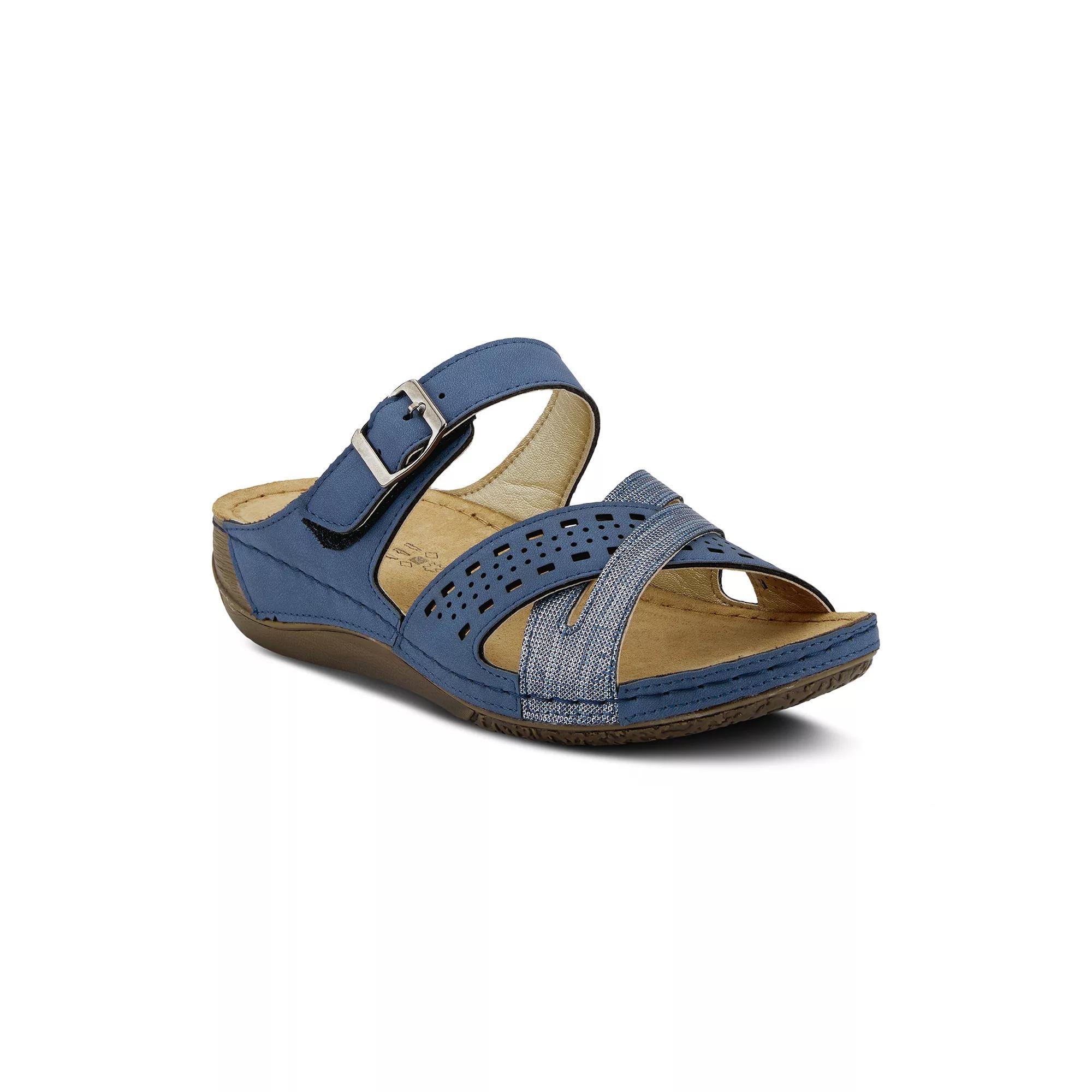 Flexus by Spring Step Denia Women's Slide Sandals, Size: 40, Brown Product Image
