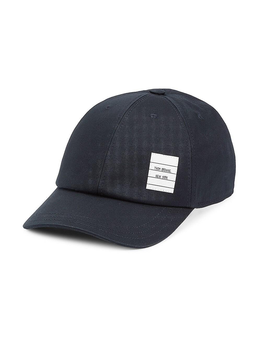 Mens Twill Logo-Patch Baseball Cap Product Image