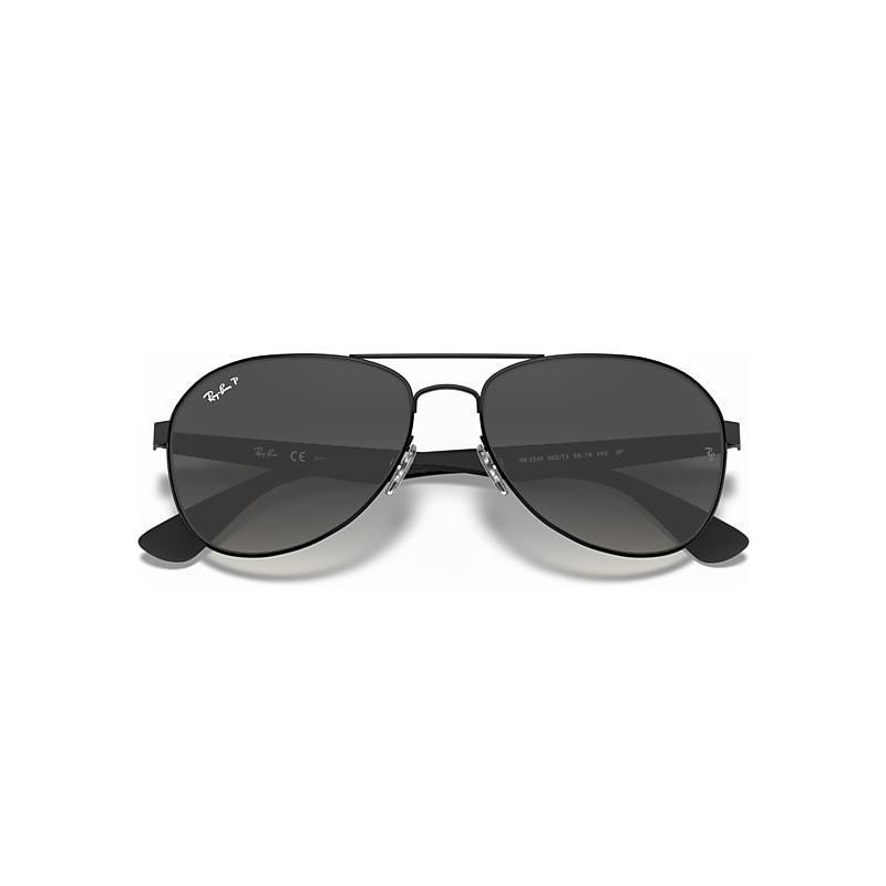 Ray-Ban Unisex 58mm Gradient Aviator Sunglasses in Black at Nordstrom Product Image