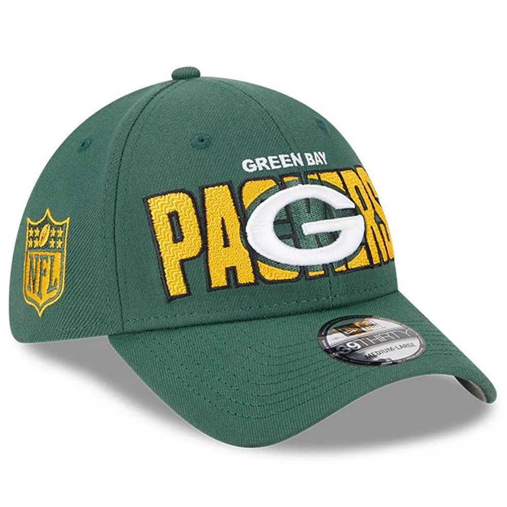 Men's New Era Green Green Bay Packers 2023 NFL Draft 39THIRTY Flex Hat, Size: Small/Medium Product Image