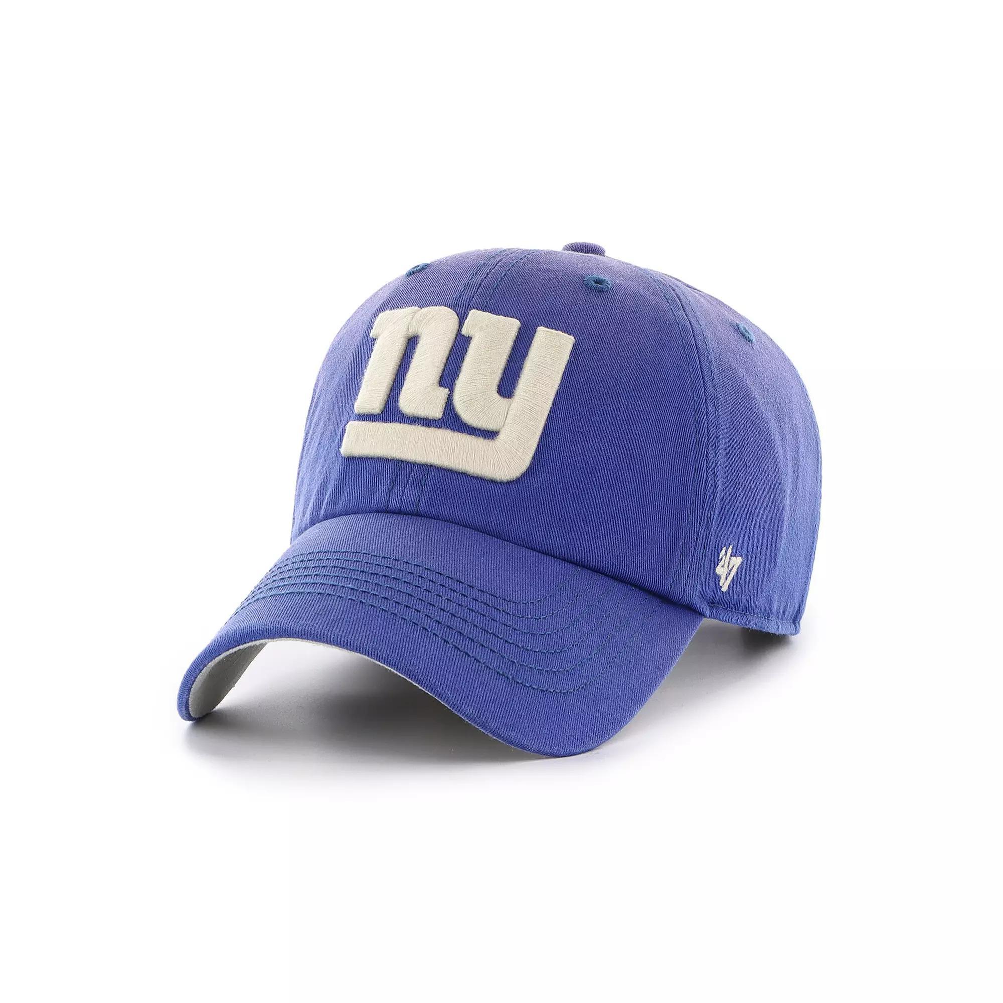 Mens 47 Royal New York Giants Dusted Relaxed Clean Up Adjustable Hat Product Image