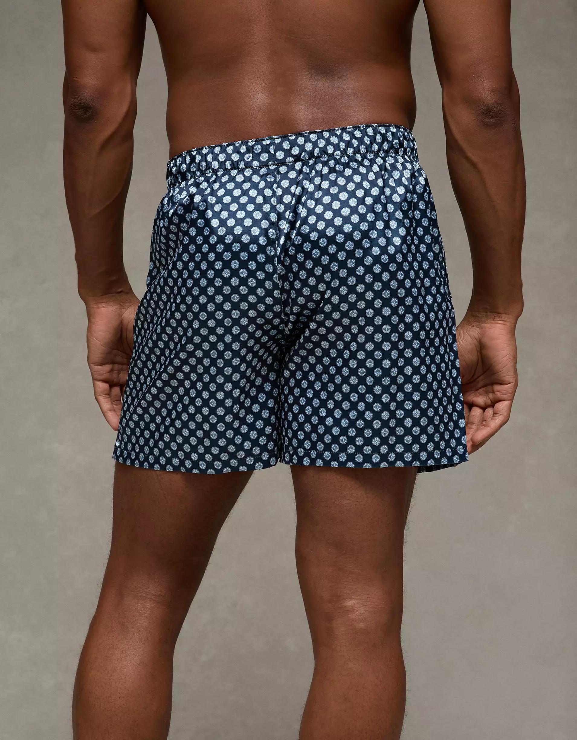 AEO Men's Compass Satin Pocket Boxer Short Product Image