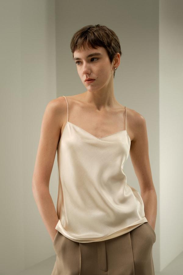 Chic Minimal Silk Cami Product Image