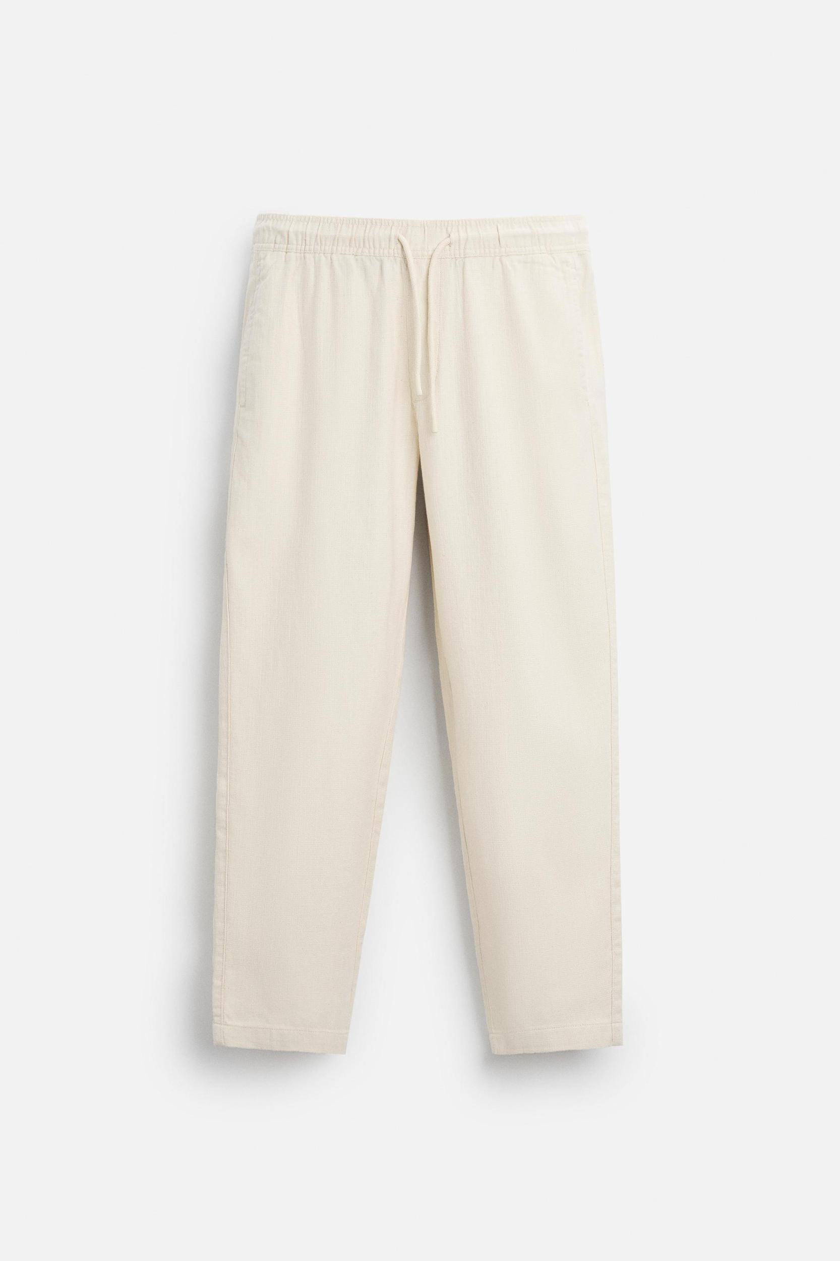 TEXTURED RELAXED FIT PANTS Product Image