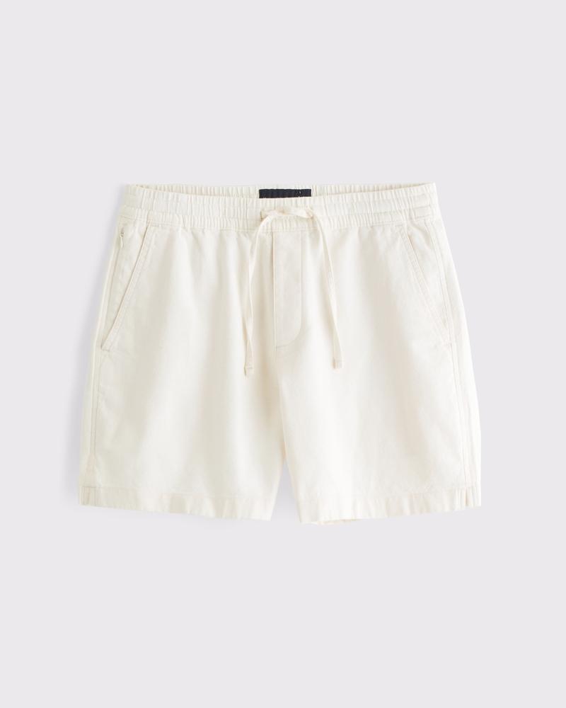 Cotton Texture Pull-On Short Product Image
