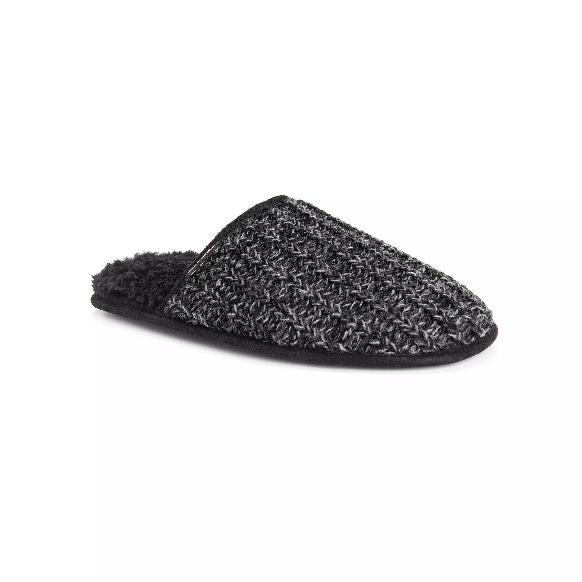 MUK LUKS Gavin Men's Scuff Slippers, Size: Large, Ebony Product Image