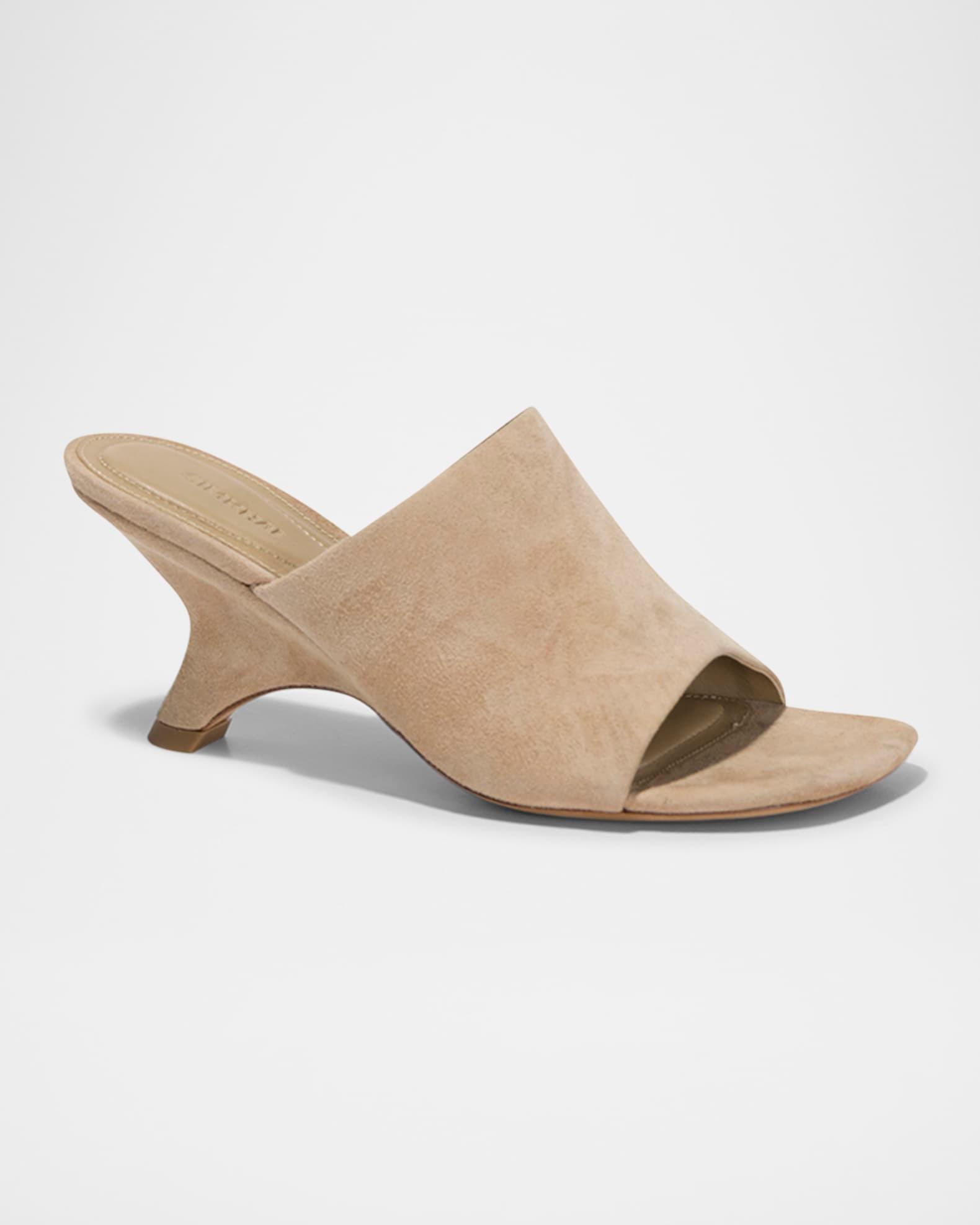 Shadow Suede Mule Sandals  Product Image