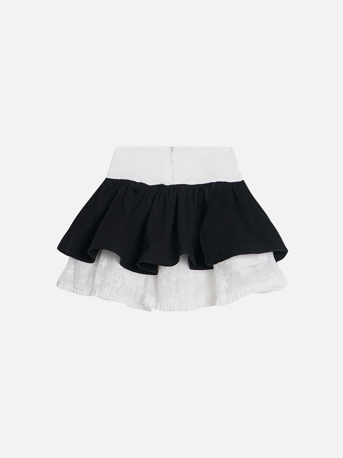 Aelfric Eden Lace Patchwork Skirt Female Product Image