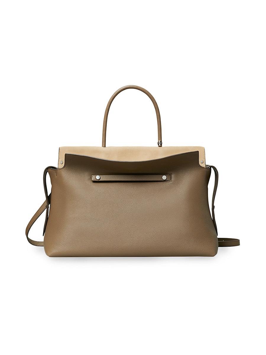 Womens Mercer Large Pebbled Leather Satchel Product Image