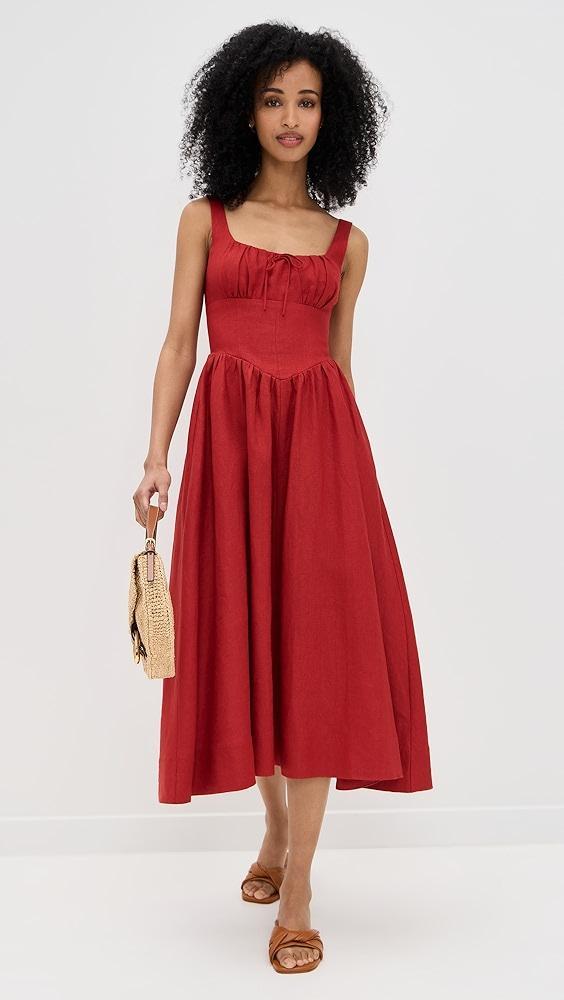 Reformation Balia Linen Dress | Shopbop Product Image