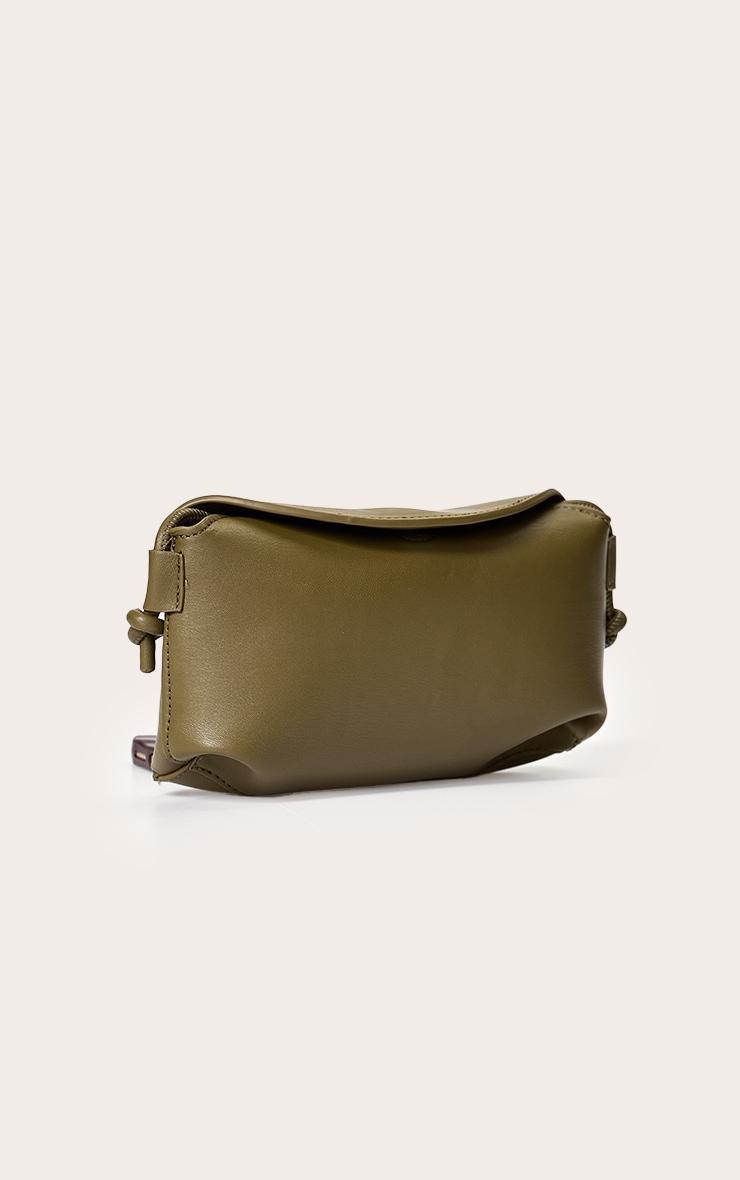 Olive Soft PU Spaghetti Strap Cross Body Bag Product Image