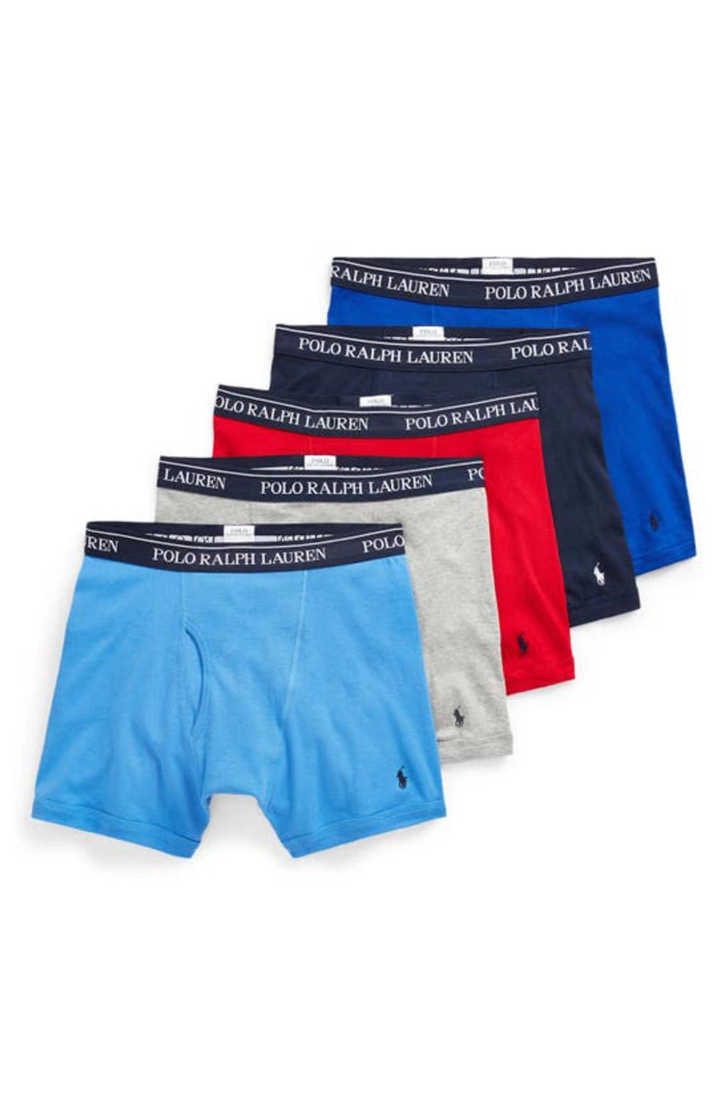 Polo Ralph Lauren Classic Fit Boxer Briefs - Pack of 5 Product Image