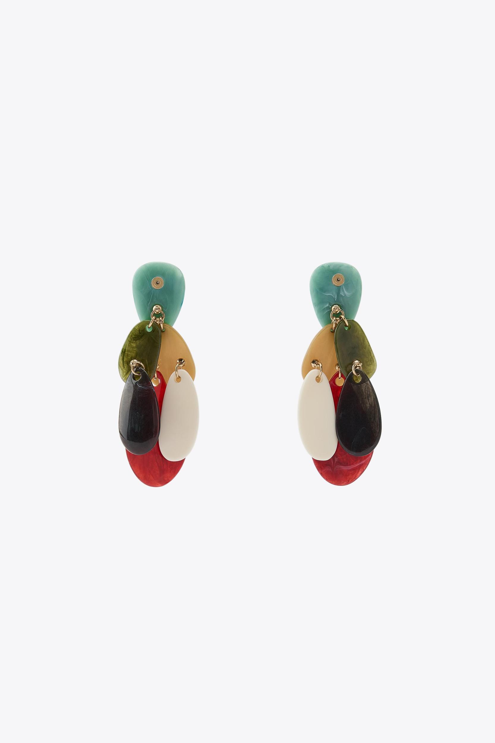 RESIN PIECE CORD NECKLACE Product Image