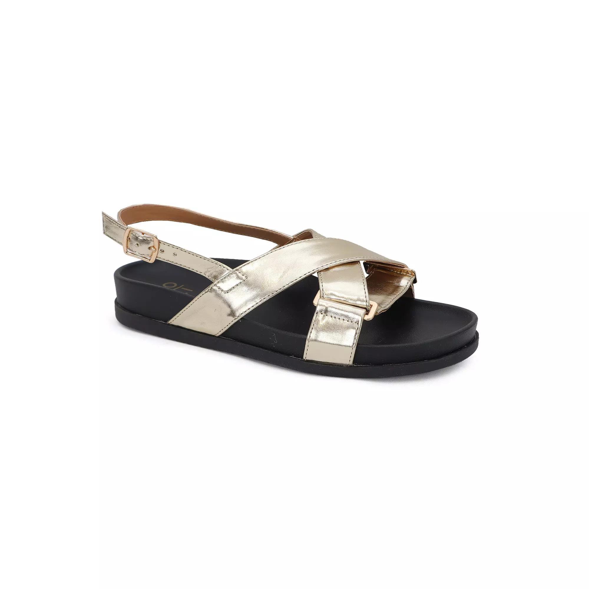 Yoki Paxton-15 Women's Adjustable Strap Sandals, Size: 6, Gold Product Image