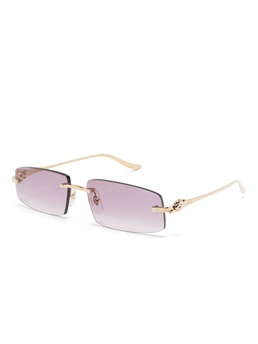 CARTIER Ct0505s Sunglasses In Gold Product Image