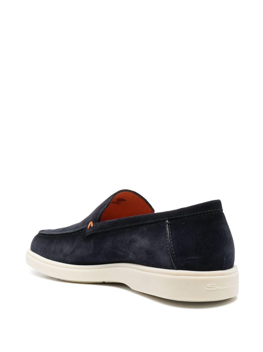 almond-toe suede loafers Product Image