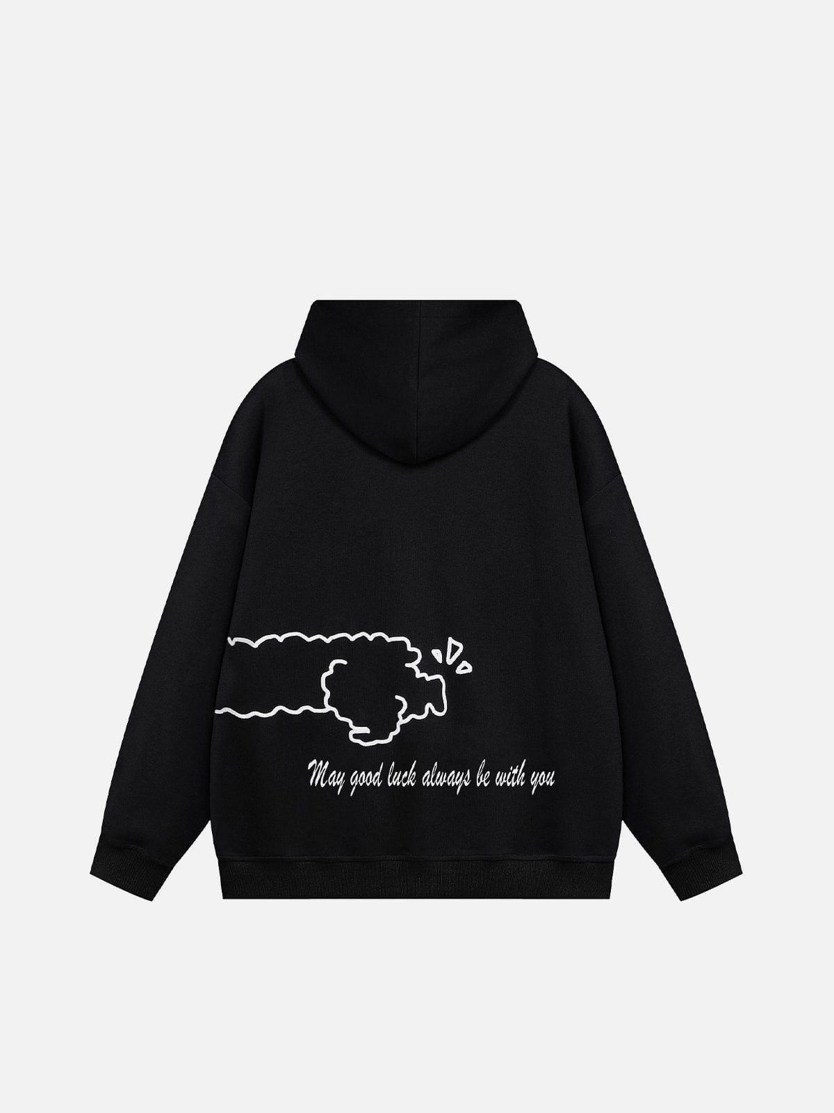 Aelfric Eden Cartoon Puppy Hoodie Product Image