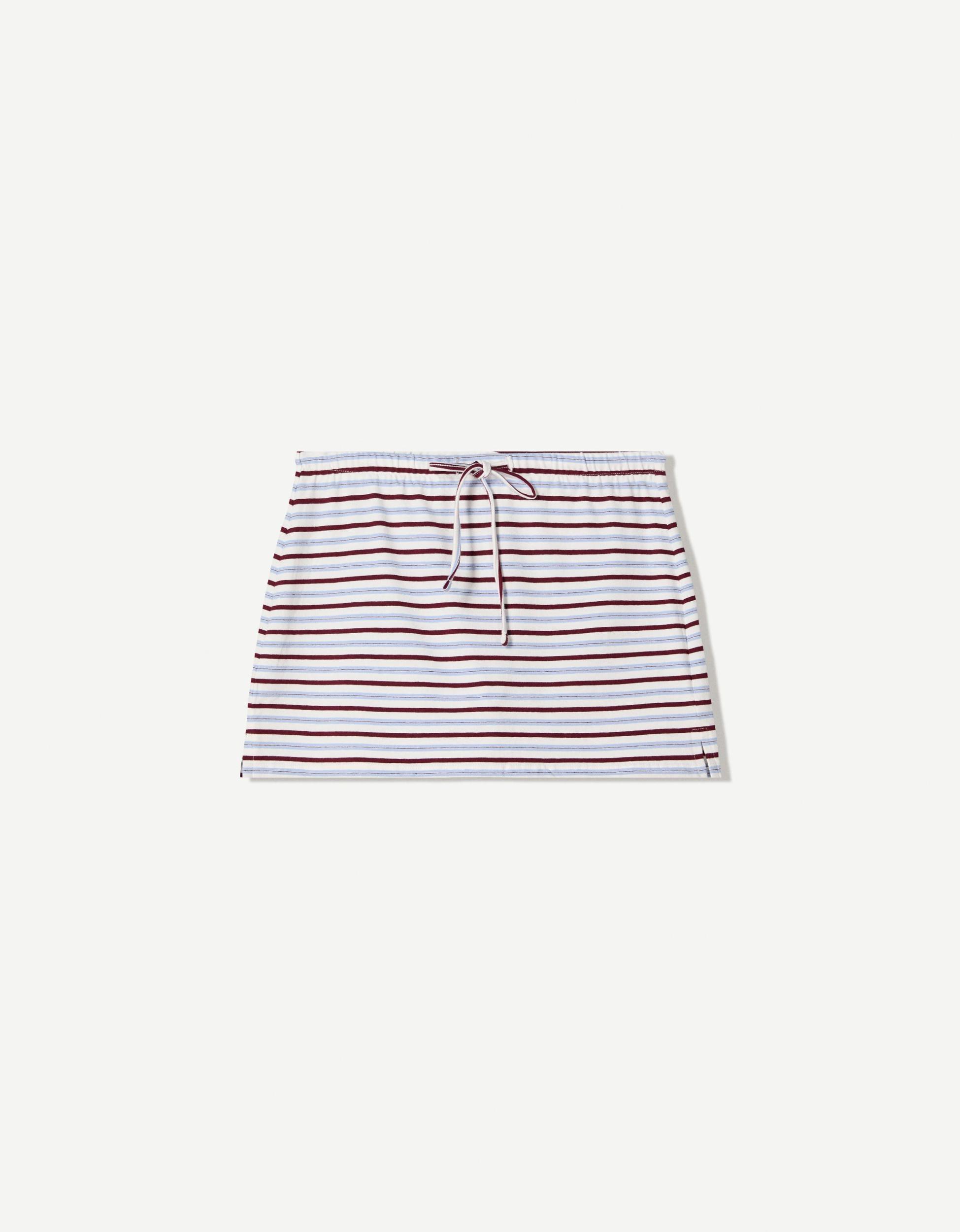 Skort with tied waistband Product Image