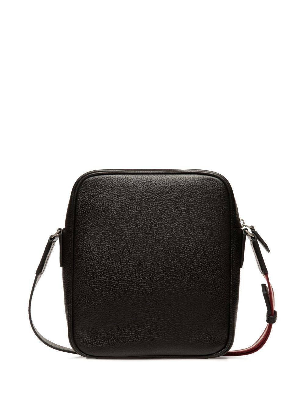 Code leather messenger bag Product Image