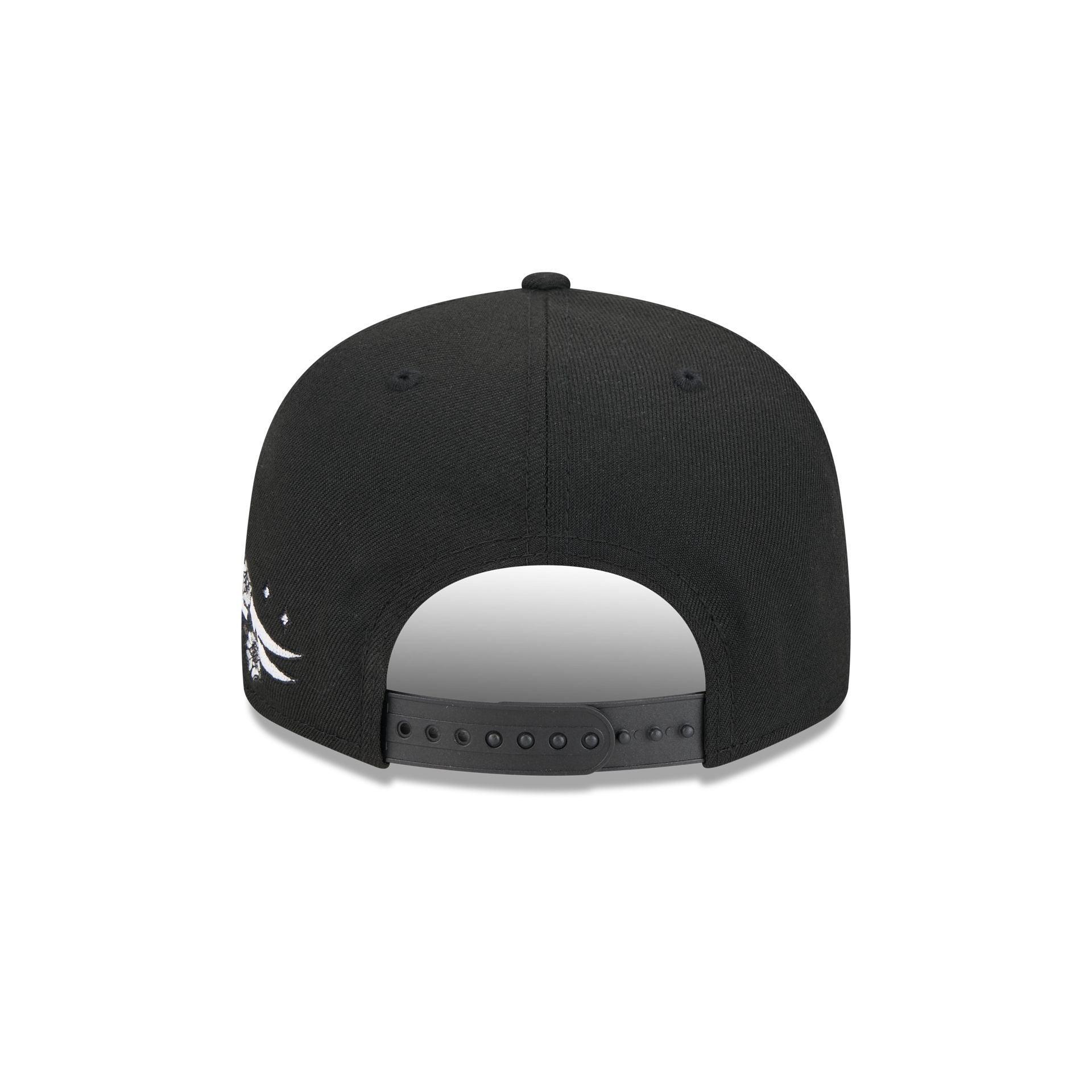 Miami Heat Throwback Display 9FIFTY Snapback Hat Male Product Image