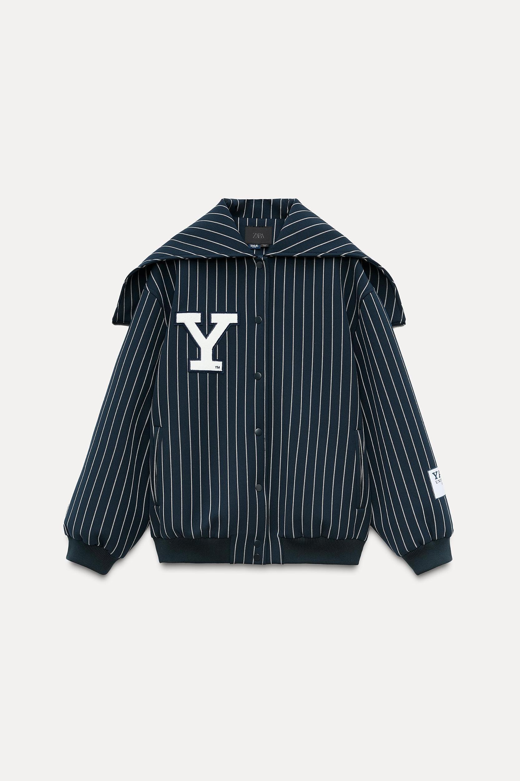 YALE™ STRIPE BOMBER JACKET Product Image