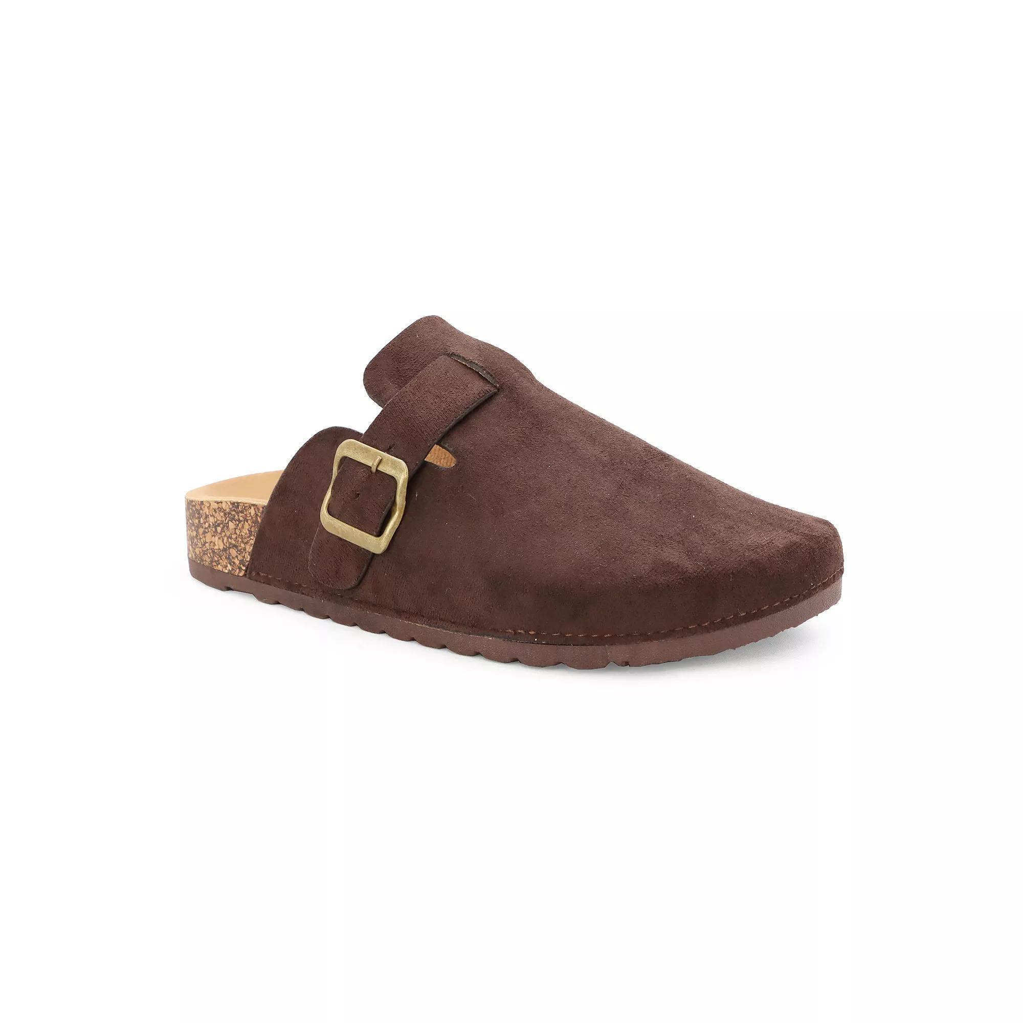Yoki GILA-102 Slip-On Women's Mule Clogs, Size: 6.5, Brown Product Image