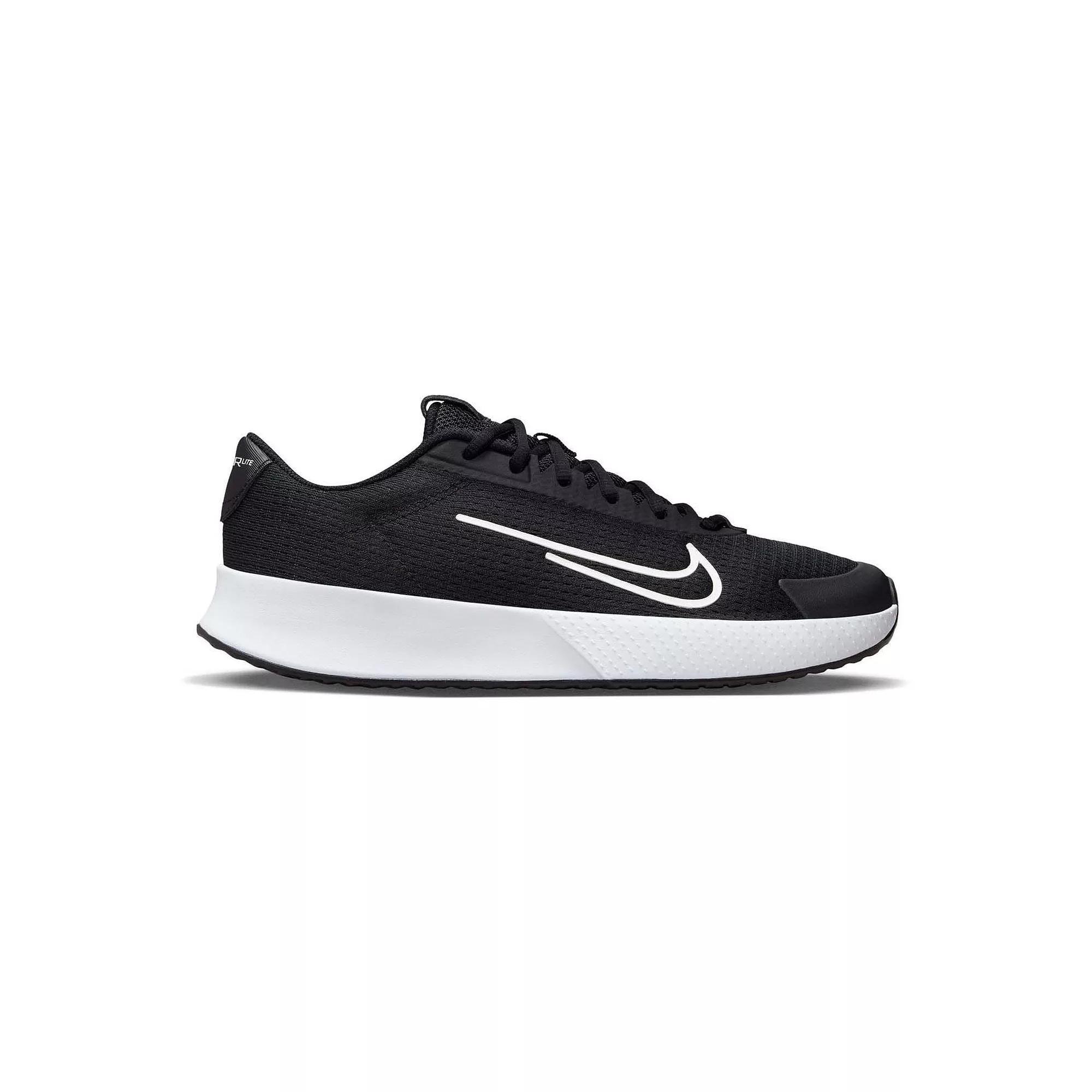 Nike NikeCourt Vapor Lite 2 Women's Hard Court Tennis Shoes, Size: 10, Black White Product Image