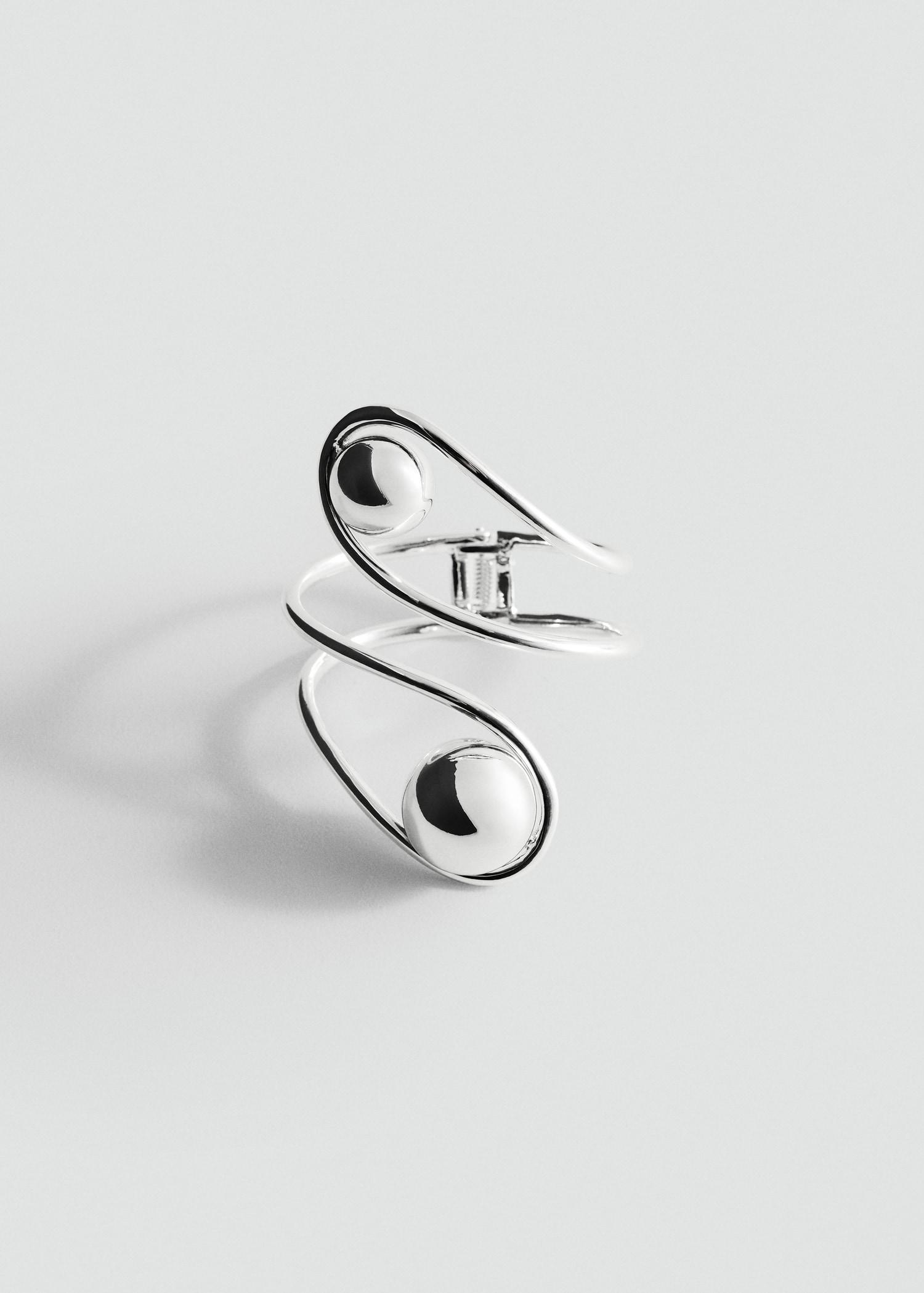 Maxi bracelet with sphere design - Women | MANGO USA Product Image