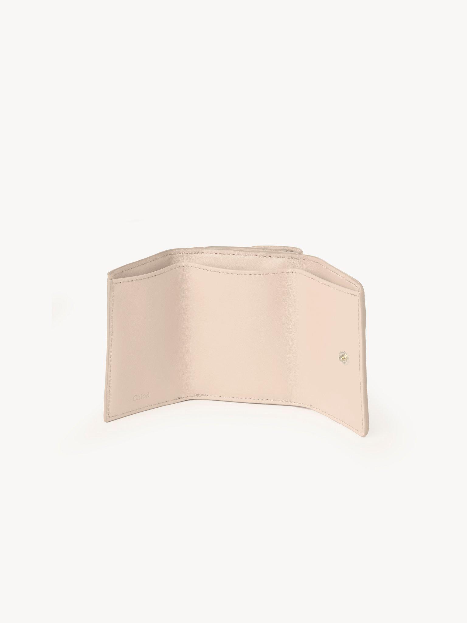 Mini Chloé Sense tri-fold in soft leather Product Image