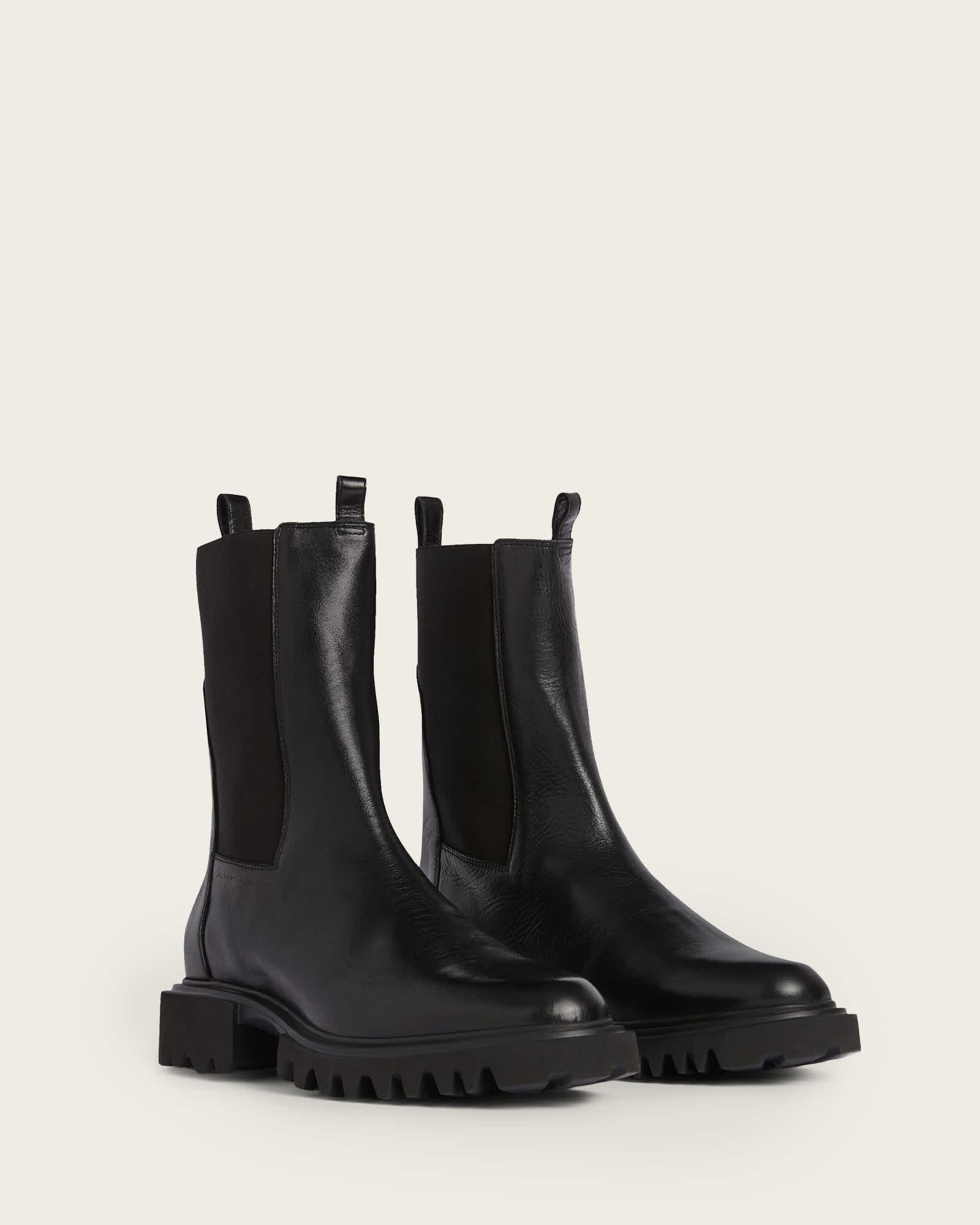 Hallie Leather Ankle Boots Product Image