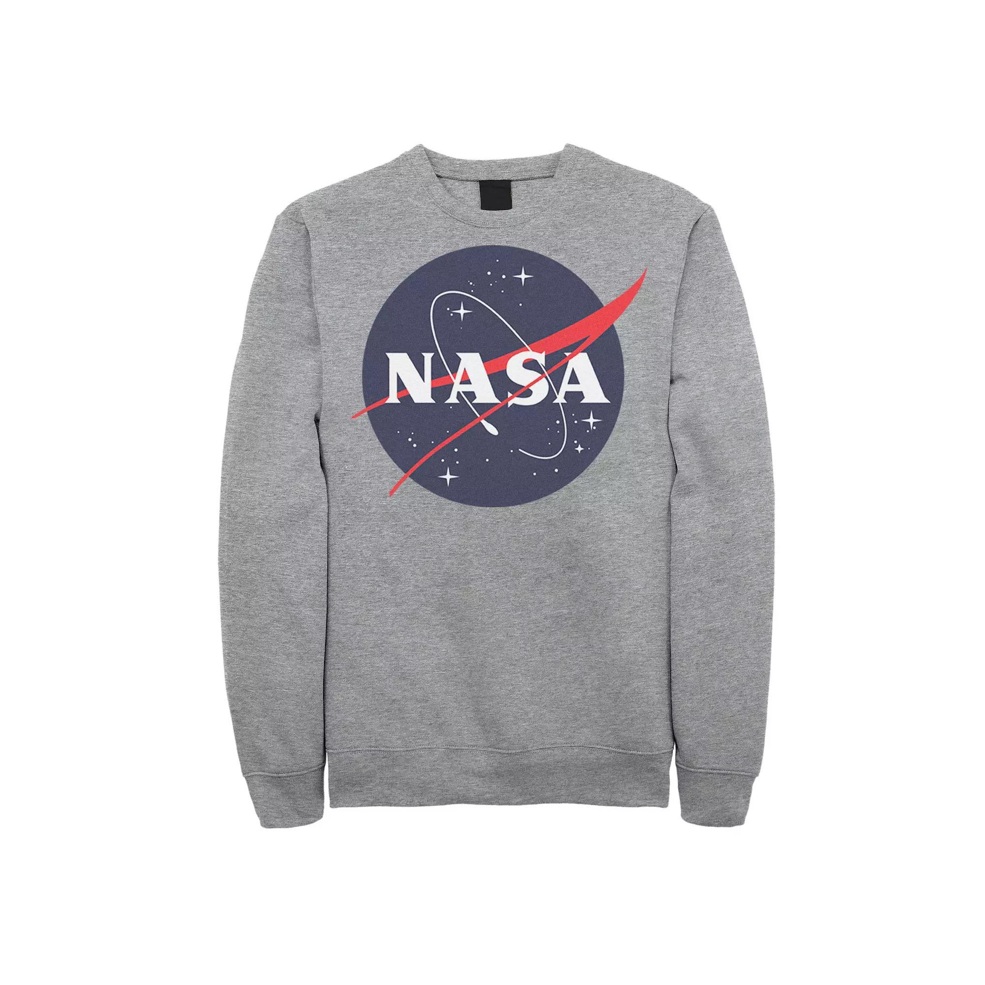 Big & Tall NASA Logo Sweatshirt, Mens Athletic Grey Product Image