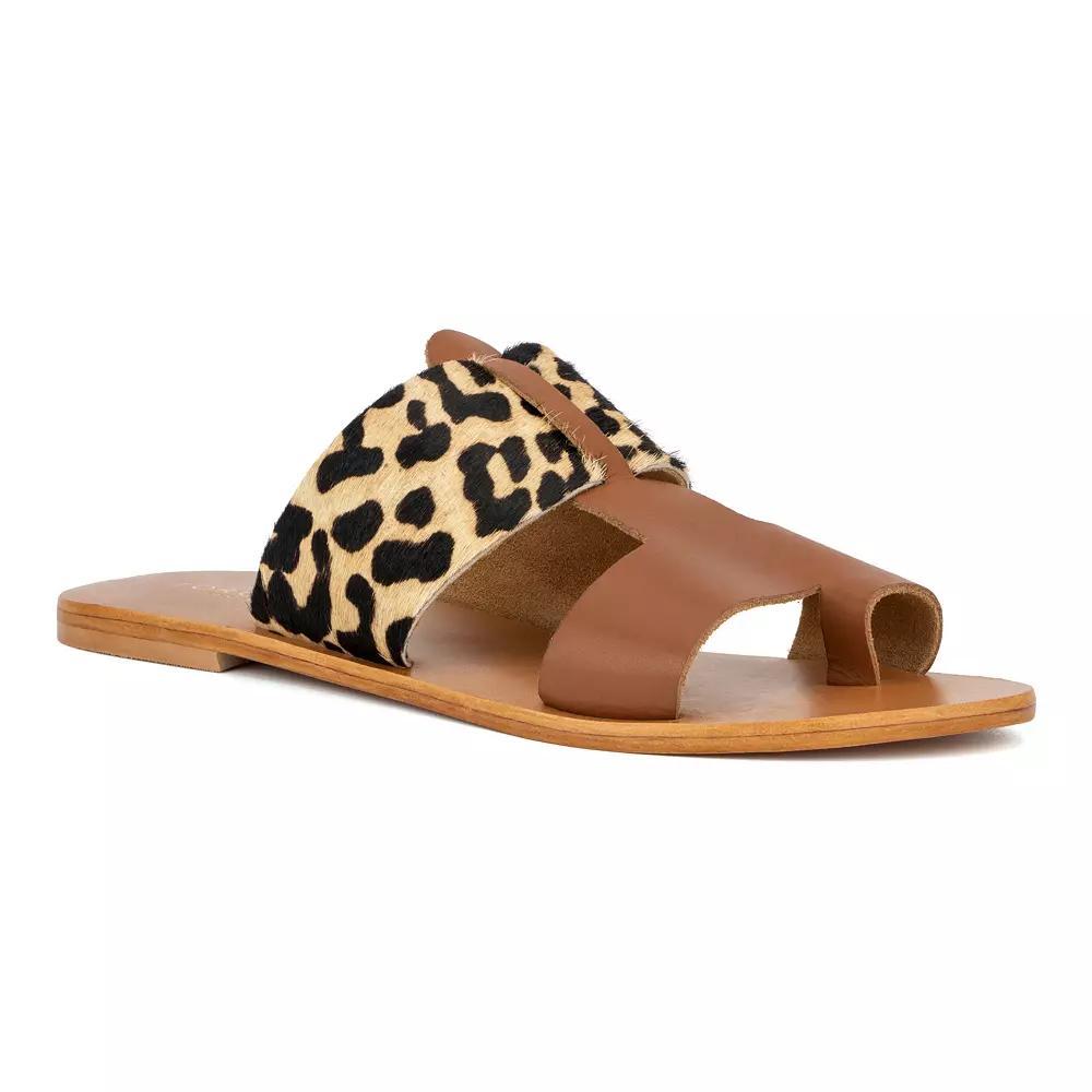 Torgeis Epona Women's Leather Sandals, Size: 9, Leopard Product Image